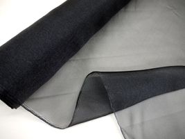 キラキラ オーガンジー黒