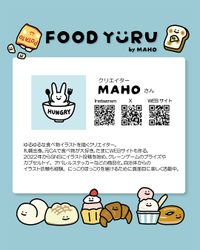 シーチングプリント FOOD YURU「ワイワイおかし柄」_拡大イメージ