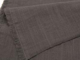 お洋服づくりのための スラブダブルガーゼナチュラルワッシャーダークブラウン