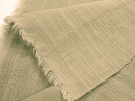 お洋服づくりのための スラブダブルガーゼナチュラルワッシャーサンドベージュ