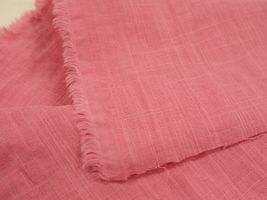 お洋服づくりのための スラブダブルガーゼナチュラルワッシャーピンク