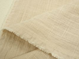 お洋服づくりのための スラブダブルガーゼナチュラルワッシャーピンクベージュ