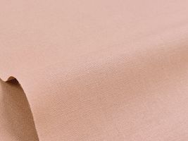 ニュアンスカラーの国産ハーフリネンキャンバス無地ラテピンク