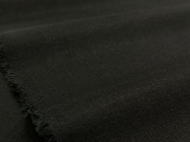 ニュアンスカラーの国産ハーフリネンキャンバス無地ブラック