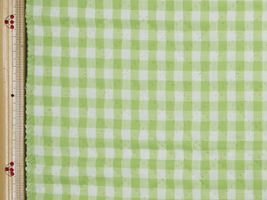 ６mmのギンガムキルティングライトグリーン