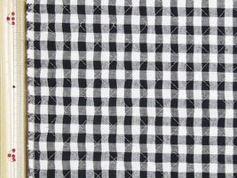 ６mmのギンガムキルティング黒