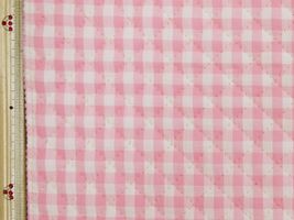６mmのギンガムキルティングピンク