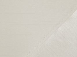 バックサテン シャンタン無地オフ白