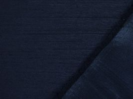 バックサテン シャンタン無地濃紺