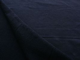 楽しい裏毛パイルニット濃ネイビー