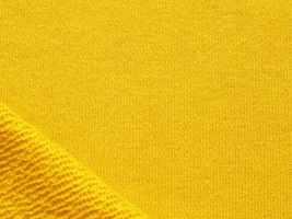 楽しい裏毛パイルニットイエロー