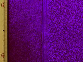 ポリエステル ジャガード紫