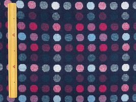 マルチドットジャガードクロスネイビー地