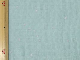 コットンこばやし 星降る大人のダブルガーゼシェルブルー