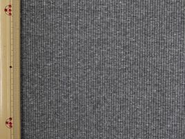 楽しいテレコニット無地霜降りチャコール