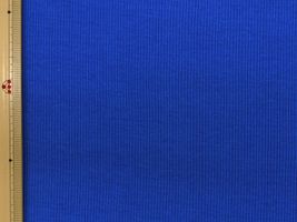 楽しいテレコニット無地ブルー