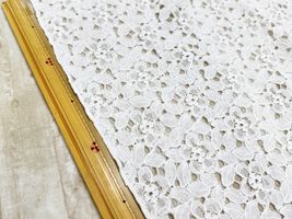 【現品限り特価】Exclusive collection やわらか綿混ラッセルレース_拡大イメージ