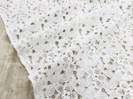 【現品限り特価】Exclusive collection やわらか綿混ラッセルレース_拡大イメージ