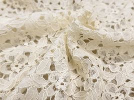 【現品限り特価】Exclusive collection やわらか綿混ラッセルレース_拡大イメージ