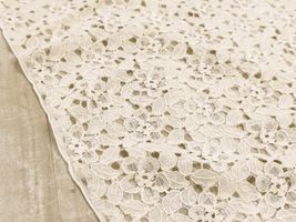【現品限り特価】Exclusive collection やわらか綿混ラッセルレース_拡大イメージ