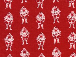 USAコットンシーチングプリント「Santa Claus」_拡大イメージ