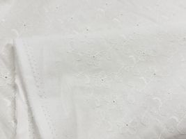 【現品限り特価】シンプルフラワーのコットンレース_拡大イメージ
