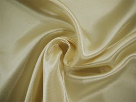 帯電防止加工 つややかサテン無地クリーム