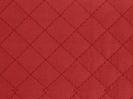 ブロード キルティング無地ニューレッド