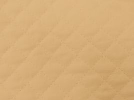 ブロード キルティング無地ライトベージュ