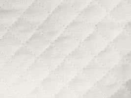 ブロード キルティング無地ホワイト