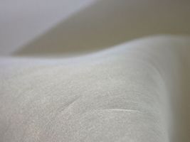 オーガンジー無地オフ白