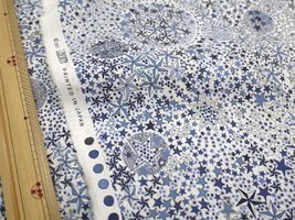 リバティプリントタナローン アデラジャ紺系