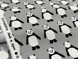 my piece of fabric ブロードプリント「こっちむいてPANDA」_拡大イメージ