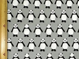 my piece of fabric ブロードプリント「こっちむいてPANDA」_拡大イメージ