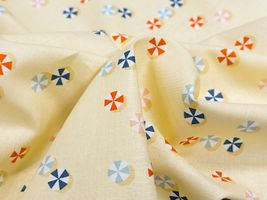 USAコットンシーチングプリント「Beach dot」_拡大イメージ