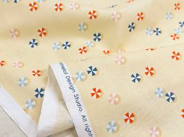 USAコットンシーチングプリント「Beach dot」_拡大イメージ