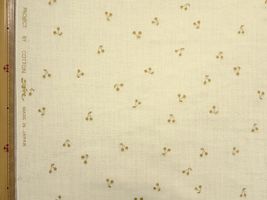 コットンこばやし チェリーのダブルガーゼアイボリー