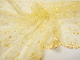 パールチュールレースイエロー