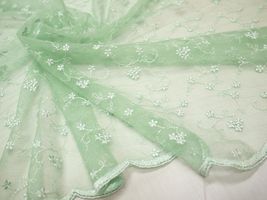 パールチュールレースグリーン