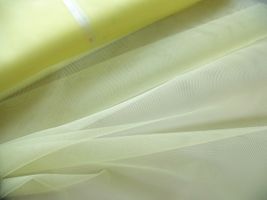 30デニール ハードチュール淡黄