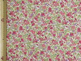 コットンこばやし 花柄ブロードプリントピンク