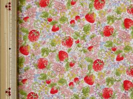 コットンこばやし 花柄ブロードプリントホワイト