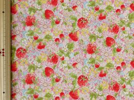 コットンこばやし 花柄ブロードプリントピンク