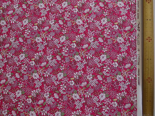 コットンこばやし 花柄 ブロードプリント