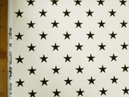 コットンこばやし ツイルスターオフ地/黒