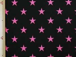 コットンこばやし ツイルスター黒地/ピンク