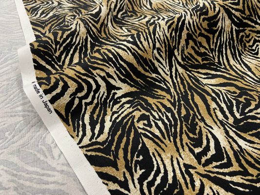 アニマルツイルプリント「トラ柄」