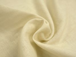 ペールカラーの ダブルガーゼ無地アイボリー