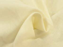 ペールカラーの ダブルガーゼ無地バニラ