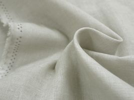 ペールカラーの ダブルガーゼ無地グレー